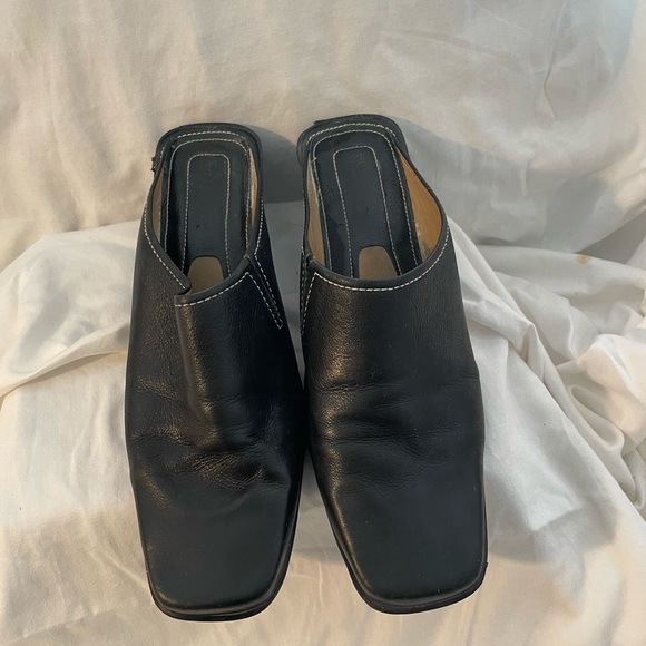 Sz 10B Easy Spirit Leather Mules - Picture 5 of 5